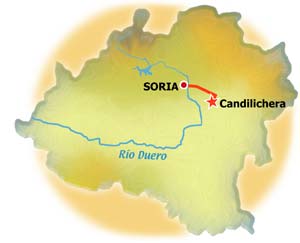 Mapa de Candilichera
