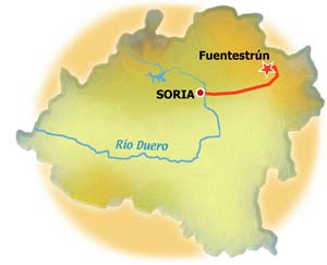 Mapa de Fuentestrún