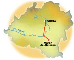 Mapa de Morón de Almazán