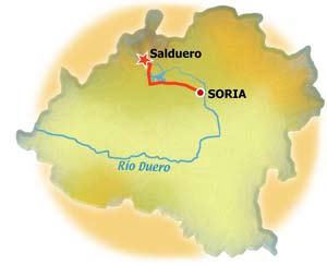 Mapa de Salduero