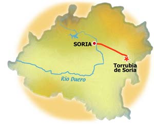 Mapa de Torrubia de Soria