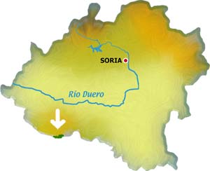mapa Pinar de Losana