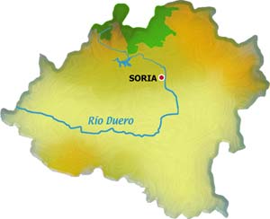 mapa Sierras de Urbion y Cebollera