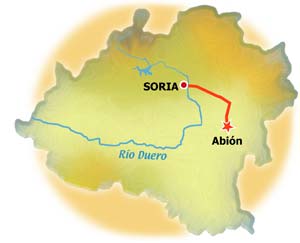 mapa Abion