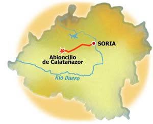 mapa de Abioncillo de Calatañazor