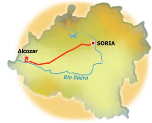 mapa Alcozar
