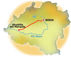 mapa Alcubilla del Marqués