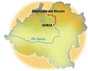 mapa Aldehuela del Rincón