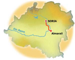 mapa Almarail