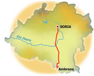 Mapa de Ambrona