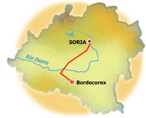 Mapa de Bordecorex