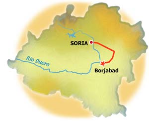 Mapa de Borjabad