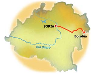 Mapa de Borobia