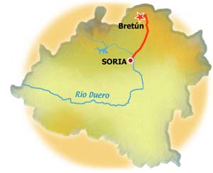 Mapa de Bretún