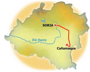 Mapa de Cañamaque