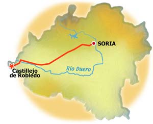 Mapa de Castillejo de Robledo
