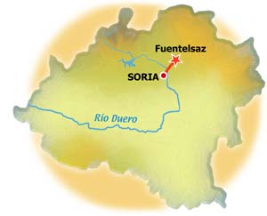 Mapa de Fuentelsaz de Soria