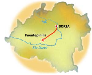Mapa de Fuentepinilla