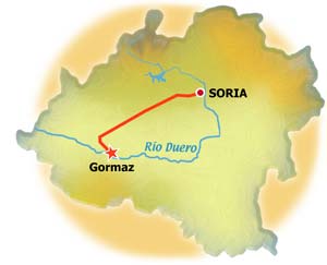 Mapa de Gormaz