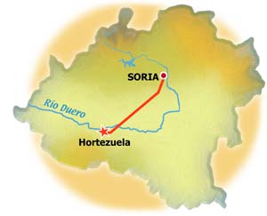 Mapa de Hortezuela