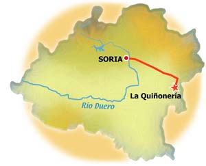 Mapa de La Quiñonería