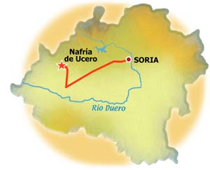 Mapa de Nafria de Ucero