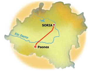 Mapa de Paones