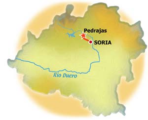 Mapa de Pedrajas