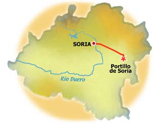 Mapa de Portillo de Soria
