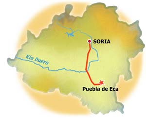 Mapa de Puebla de Eca