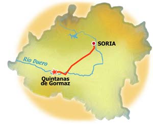 Mapa de Quintanas de Gormaz