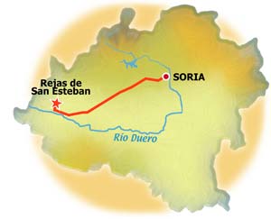 Mapa de Rejas de San Esteban