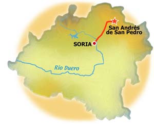Mapa de San Andrés de San Pedro