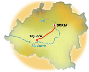 Mapa de Tajueco
