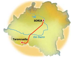 mapa Tarancueña