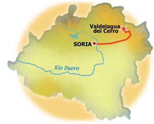 Mapa de Valdelagua del Cerro