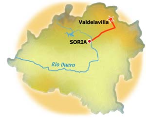 Mapa localización de Valdelavilla