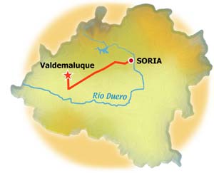 Mapa de Valdemaluque