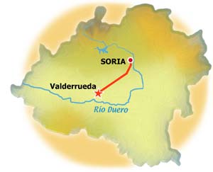 Mapa de Valderrueda